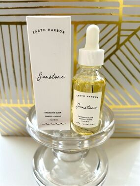 ✨ Earth Harbor Sunstone Hair Revival Elixir 1 oz New In Box ✨